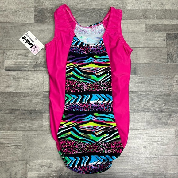 Look-It Activewear Girls Jungle Fever Leotard M - Picture 6 of 6